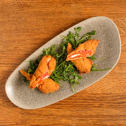 Pohana punjena paprika