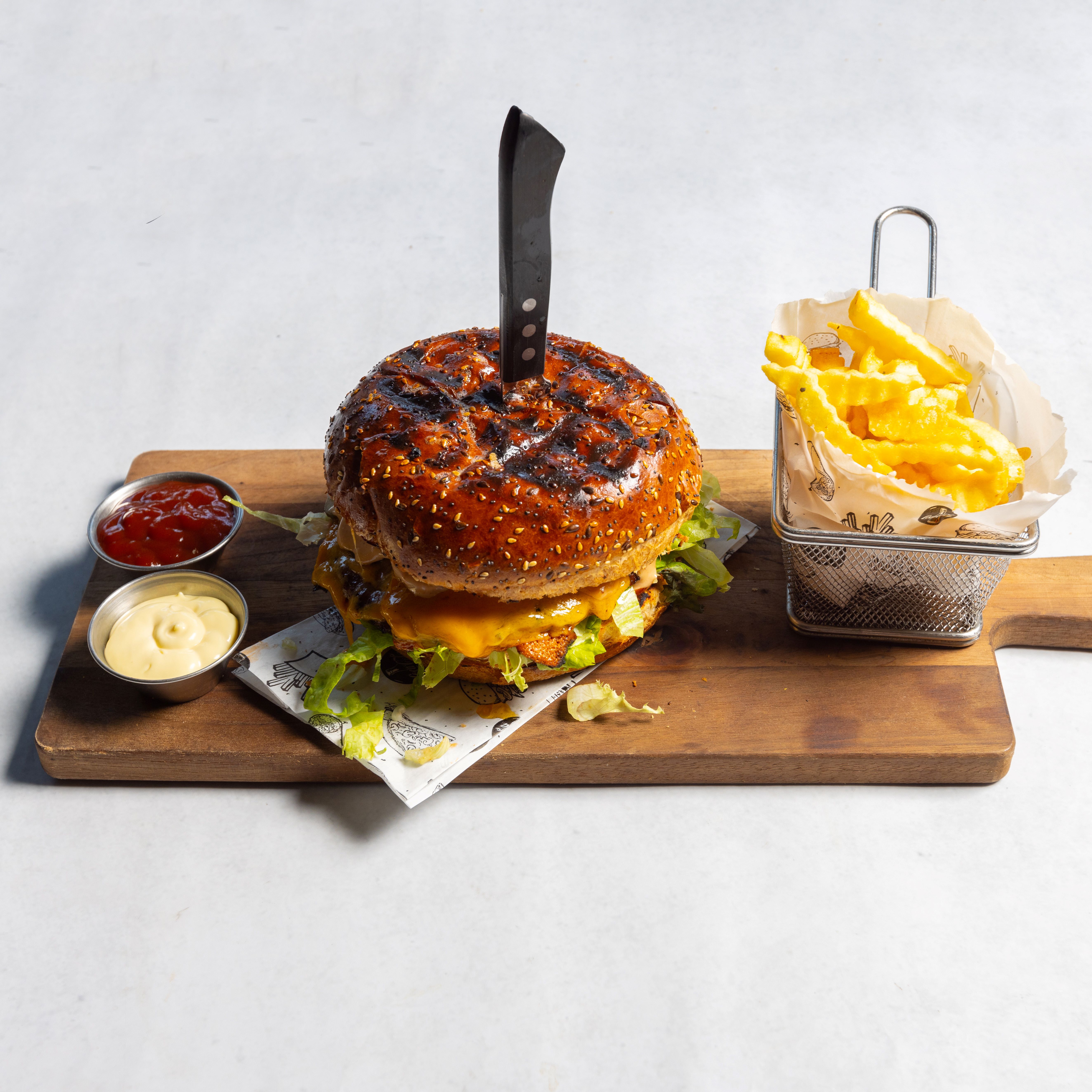 Bacon Cheeseburger + Coca-Cola